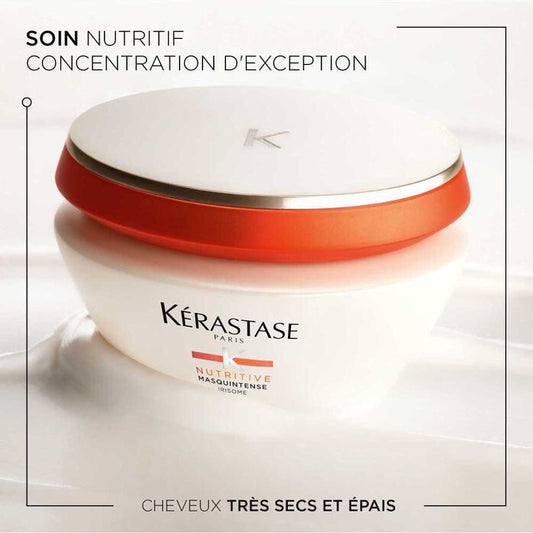 KÉRASTASE | NUTRITIVE | MASQUINTENSE CHEVEUX ÉPAIS | MASQUE NOURRISSANT POUR CHEVEUX SECS & SENSIBILISÉS | 200 ML