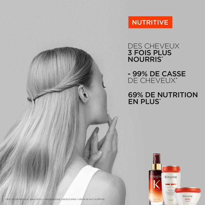 KÉRASTASE | NUTRITIVE | MASQUINTENSE CHEVEUX ÉPAIS | MASQUE NOURRISSANT POUR CHEVEUX SECS & SENSIBILISÉS | 200 ML