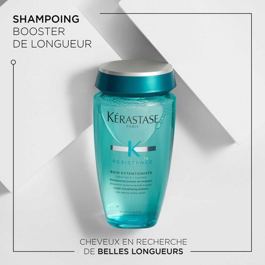KÉRASTASE | RÉSISTANCE | BAIN EXTENTIONISTE | SHAMPOING BOOSTER DE LONGUEURS | POUR CHEVEUX LONGS ABÎMÉS | 250 ML