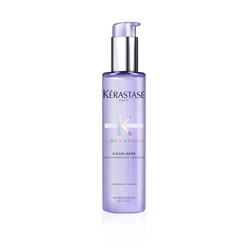 KÉRASTASE | BLOND ABSOLU | CICAPLASME | SÉRUM FORTIFIANT | SOIN THERMO-PROTECTEUR SANS RINÇAGE À L’ACIDE HYALURONIQUE POUR CHEVEUX BLONDS, MÉCHÉS & DÉCOLORÉS | 150 ML