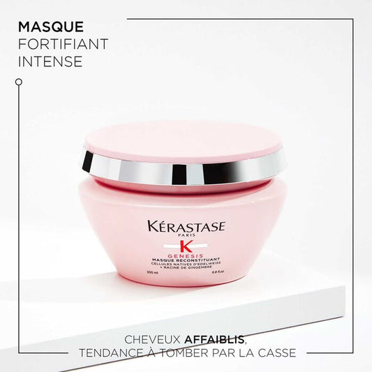 KÉRASTASE | GENESIS | MASQUE RECONSTITUANT | MASQUE ANTI-CHUTE & ANTI-CASSE HYDRATATION & RÉPARATION POUR CHEVEUX FRAGILES | 200 ML