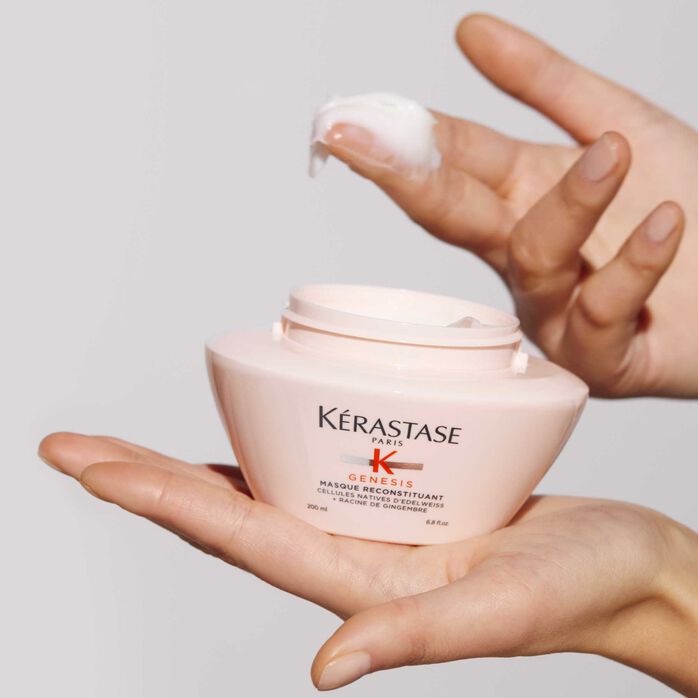 KÉRASTASE | GENESIS | MASQUE RECONSTITUANT | MASQUE ANTI-CHUTE & ANTI-CASSE HYDRATATION & RÉPARATION POUR CHEVEUX FRAGILES | 200 ML