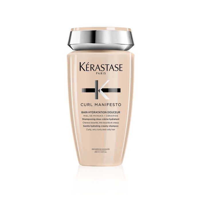 KÉRASTASE | CURL MANIFESTO | BAIN HYDRATATION DOUCEUR |SHAMPOING HYDRATANT DOUX POUR CHEVEUX BOUCLÉS, FRISÉS & CRÉPUS | 250 ML