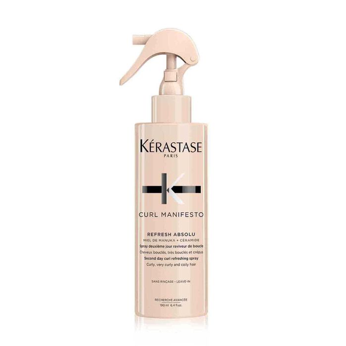 KÉRASTASE | CURL MANIFESTO | SPRAY REFRESH ABSOLU | SOIN RAVIVEUR DE BOUCLES INSTANTANÉ POUR CHEVEUX BOUCLÉS, FRISÉS & CRÉPUS | 190 ML