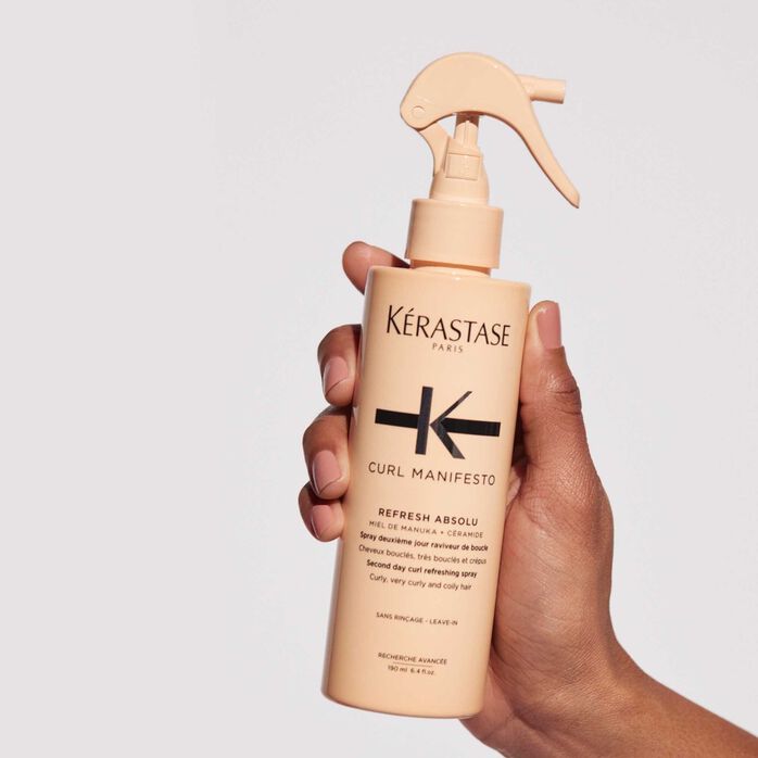 KÉRASTASE | CURL MANIFESTO | SPRAY REFRESH ABSOLU | SOIN RAVIVEUR DE BOUCLES INSTANTANÉ POUR CHEVEUX BOUCLÉS, FRISÉS & CRÉPUS | 190 ML