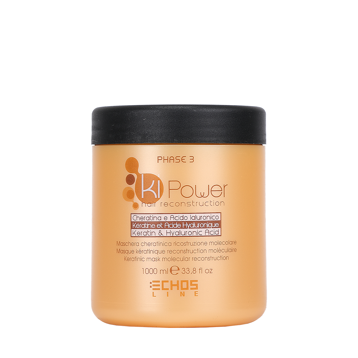 ECHOSLINE KI-POWER MASQUE CAPILLAIRE RECONSTRUCTION KÉRATINE MOLÉCULAIRE