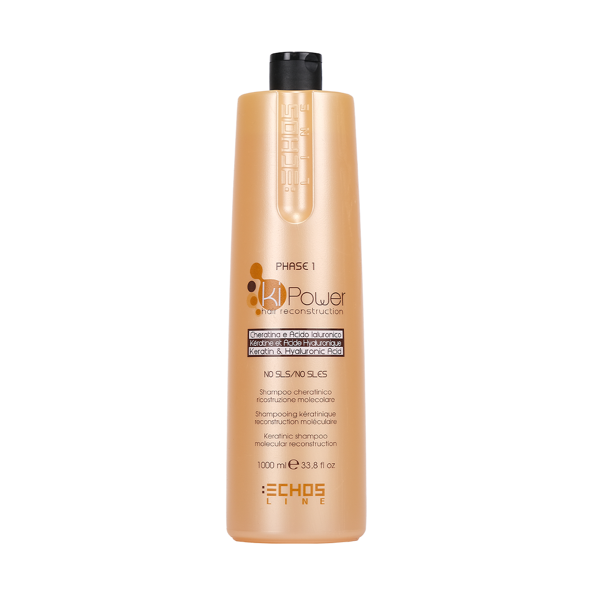 ECHOSLINE KI-POWER SHAMPOOING RESTRUCTURANT KÉRATINIQUE MOLÉCULAIRE