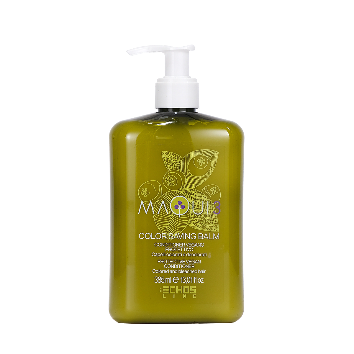 ECHOSLINE MAQUI 3 APRÈS-SHAMPOOING VÉGÉTALIEN POUR CHEVEUX COLORÉS