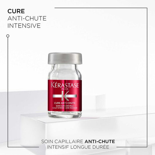 KÉRASTASE | SPÉCIFIQUE | TRAITEMENT INTENSIF ANTI-AFFINEMENT | MASSAGE-SOIN CUIR CHEVELU INTENSIF 10 JOURS POUR CROISSANCE & FORTIFICATION DES CHEVEUX | HOMME & FEMME | 10 X FLACONS DE 6 ML