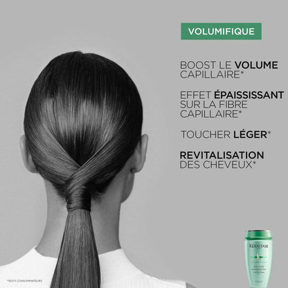 KÉRASTASE | RÉSISTANCE | BAIN VOLUMIFIQUE | SHAMPOOING EFFET EPAISSISSANT POUR CHEVEUX FINS | 250 ML