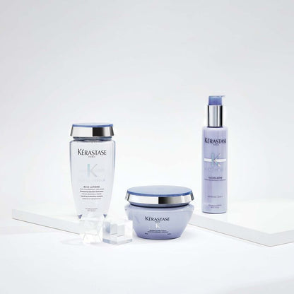 KÉRASTASE | BLOND ABSOLU | BAIN LUMIÈRE | SHAMPOOING HYDRATANT ILLUMINATEUR À L’ACIDE HYALURONIQUE POUR CHEVEUX BLONDS, MÉCHÉS & DÉCOLORÉS | 250 ML