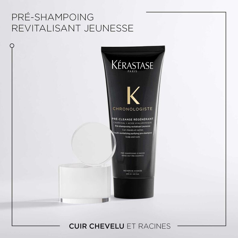 KÉRASTASE | CHRONOLOGISTE | PRÉ-CLEANSE RÉGÉNÉRANT | PRÉ-SHAMPOOING NOURRISSANT & REVITALISANT INTENSE POUR TOUS TYPES DE CHEVEUX | 200 ML
