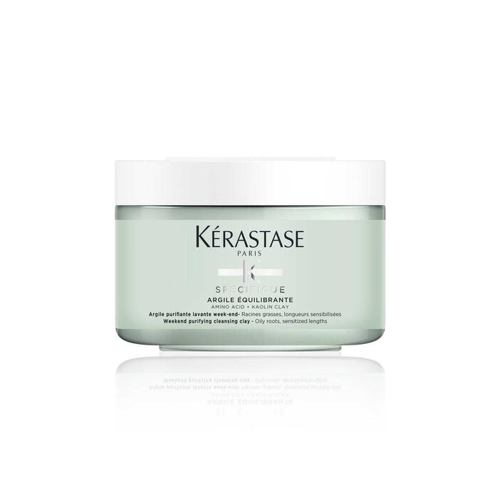 KÉRASTASE | SPÉCIFIQUE | ARGILE CRÈME ÉQUILIBRANTE | CRÈME LAVANTE & PURIFIANTE POUR RACINES GRASSES & LONGUEURS SENSIBILISÉES | 250 ML
