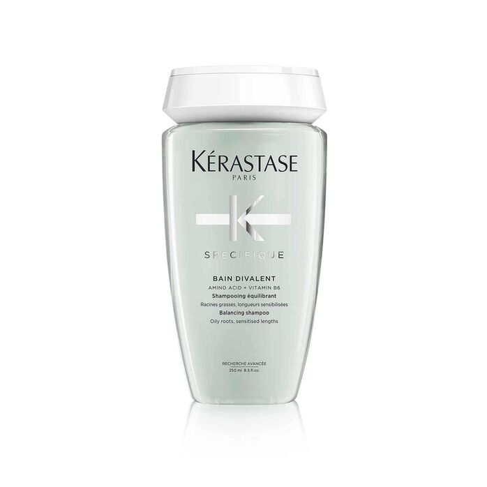 KÉRASTASE | SPÉCIFIQUE | BAIN DIVALENT | SHAMPOING CRÈME ÉQUILIBRANT POUR RACINES GRASSES & LONGUEURS SENSIBILISÉES | 250 ML