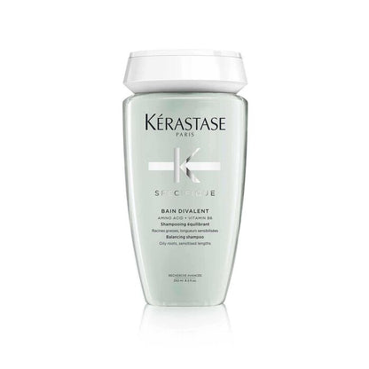 KÉRASTASE | SPÉCIFIQUE | BAIN DIVALENT | SHAMPOING CRÈME ÉQUILIBRANT POUR RACINES GRASSES & LONGUEURS SENSIBILISÉES | 250 ML
