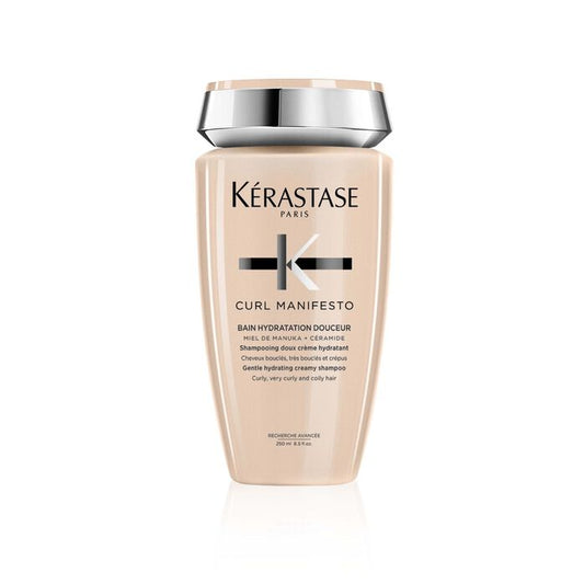 KÉRASTASE | CURL MANIFESTO | BAIN HYDRATATION DOUCEUR |SHAMPOING HYDRATANT DOUX POUR CHEVEUX BOUCLÉS, FRISÉS & CRÉPUS | 250 ML