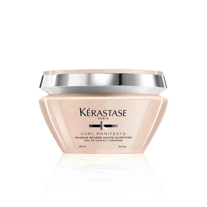KÉRASTASE | CURL MANIFESTO | MASQUE BEURRE HAUTE NUTRITION | SOIN EXTRA RICHE NOURRISSANT & FORTIFIANT POUR CHEVEUX FRISÉS & CRÉPUS | 200 ML