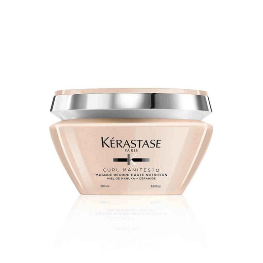 KÉRASTASE | CURL MANIFESTO | MASQUE BEURRE HAUTE NUTRITION | SOIN EXTRA RICHE NOURRISSANT & FORTIFIANT POUR CHEVEUX FRISÉS & CRÉPUS | 200 ML
