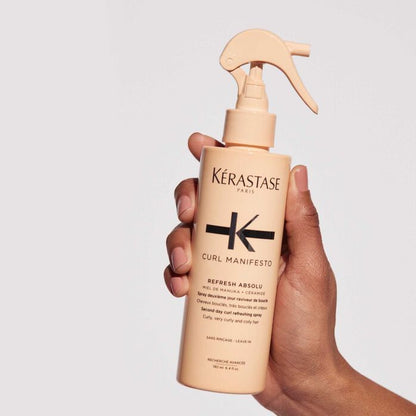 KÉRASTASE | CURL MANIFESTO | SPRAY REFRESH ABSOLU | SOIN RAVIVEUR DE BOUCLES INSTANTANÉ POUR CHEVEUX BOUCLÉS, FRISÉS & CRÉPUS | 190 ML
