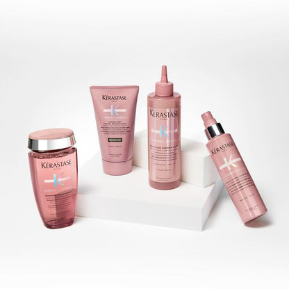 KÉRASTASE | CHROMA ABSOLU | SÉRUM CHROMA THERMIQUE | SÉRUM THERMO-PROTECTEUR HYDRATANT & ANTI-FRISOTTIS SANS RINÇAGE POUR CHEVEUX COLORÉS SENSIBILISÉS OU ABÎMÉS | 150 ML
