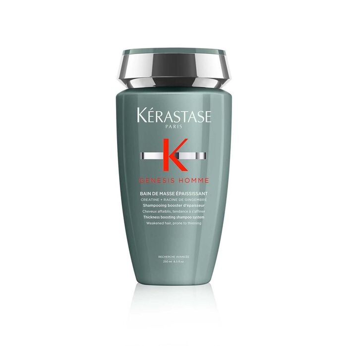 KÉRASTASE | GENESIS HOMME | BAIN DE MASSE ÉPAISSISSANT | SHAMPOING HYDRATANT & VOLUMATEUR POUR CHEVEUX AFFAIBLIS & AFFINÉS | 250 ML