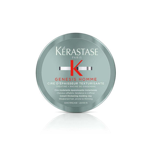 KÉRASTASE | GENESIS HOMME | CIRE D’ÉPAISSEUR TEXTURISANTE | CIRE COIFFANTE POUR CHEVEUX AFFAIBLIS & AFFINÉS | 75 ML