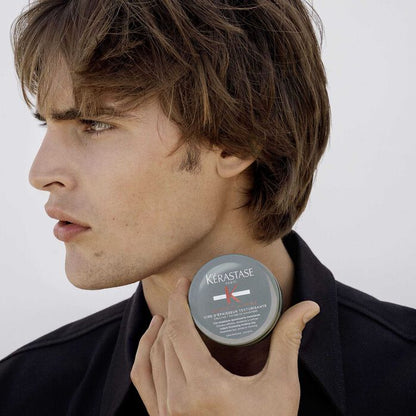 KÉRASTASE | GENESIS HOMME | CIRE D’ÉPAISSEUR TEXTURISANTE | CIRE COIFFANTE POUR CHEVEUX AFFAIBLIS & AFFINÉS | 75 ML