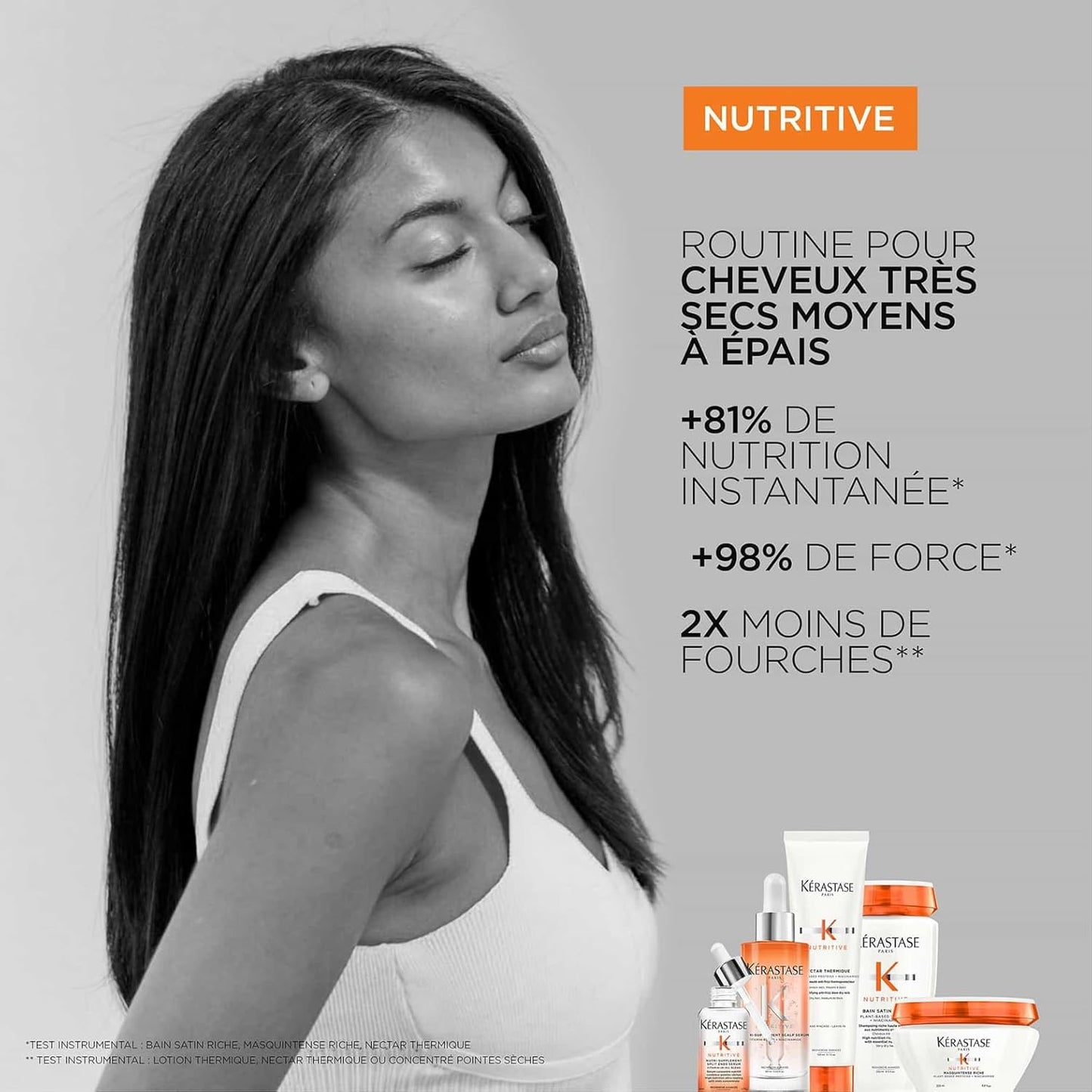 KÉRASTASE | NUTRITIVE | BAIN SATIN RICHE | SHAMPOOING NUTRITION D’EXCEPTION POUR CHEVEUX ÉPAIS SECS À TRÈS SECS | 250 ML