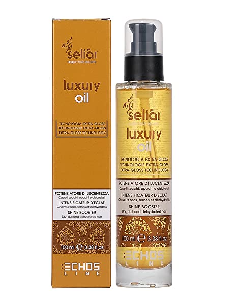 ECHOSLINE SELIAR LUXURY HUILE BRILLANTE POUR CHEVEUX SECS ET TERNES 100 ML