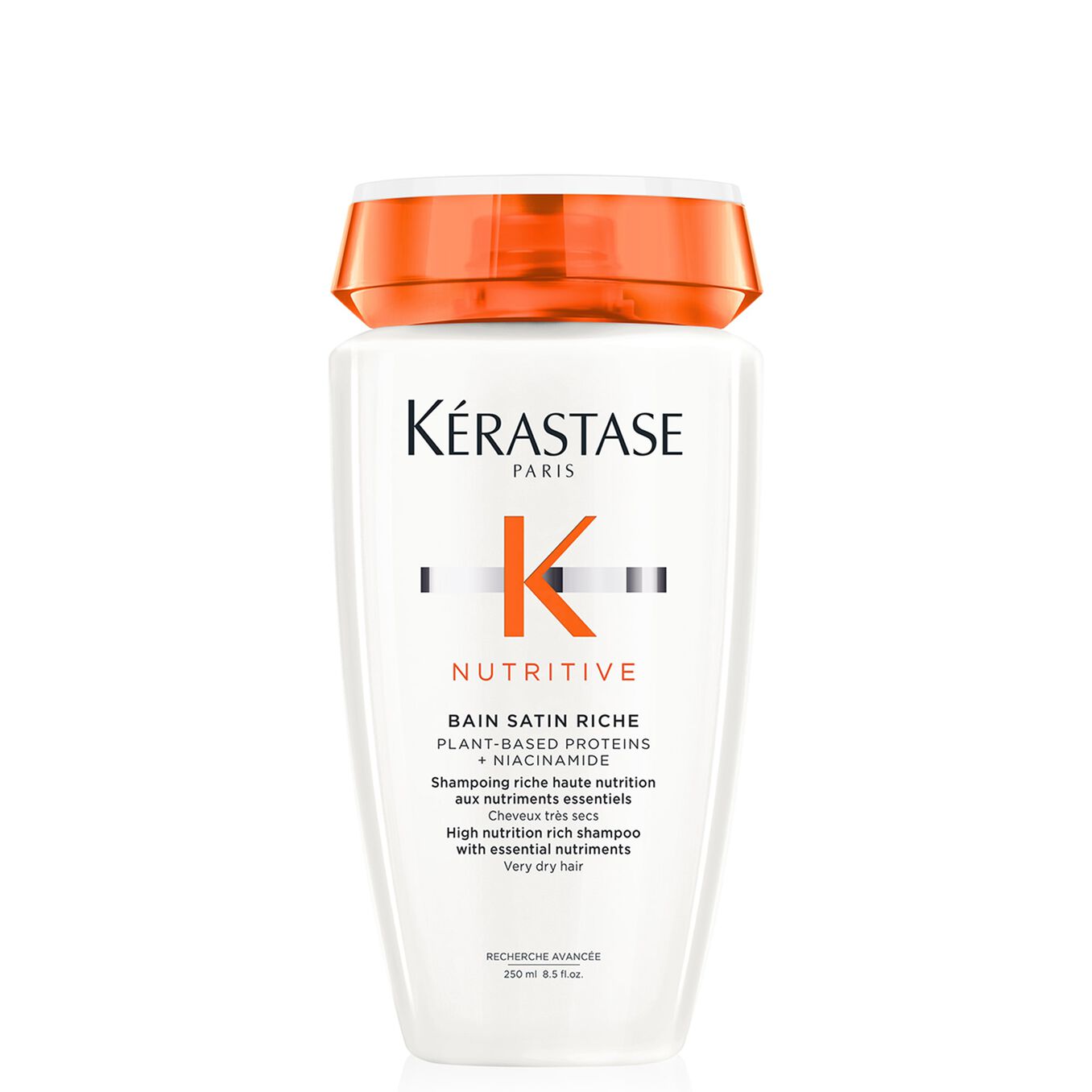 KÉRASTASE | NUTRITIVE | BAIN SATIN RICHE | SHAMPOOING NUTRITION D’EXCEPTION POUR CHEVEUX ÉPAIS SECS À TRÈS SECS | 250 ML