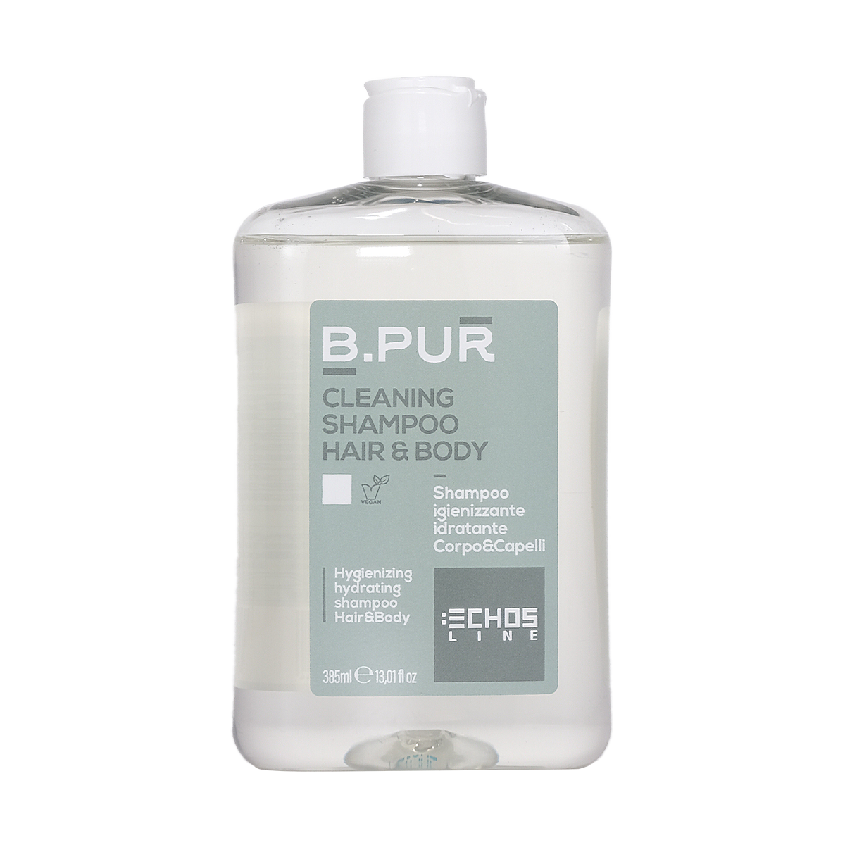 ECHOSLINE B.PUR SHAMPOOING NETTOYANT POUR CHEVEUX ET CORPS 385ML