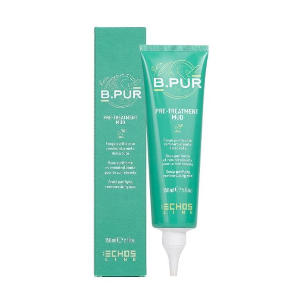ECHOSLINE B.PUR BOUE PURIFIANTE ET REMINÉRALISANTE POUR LE CUIR CHEVELU VEGAN 150 ML